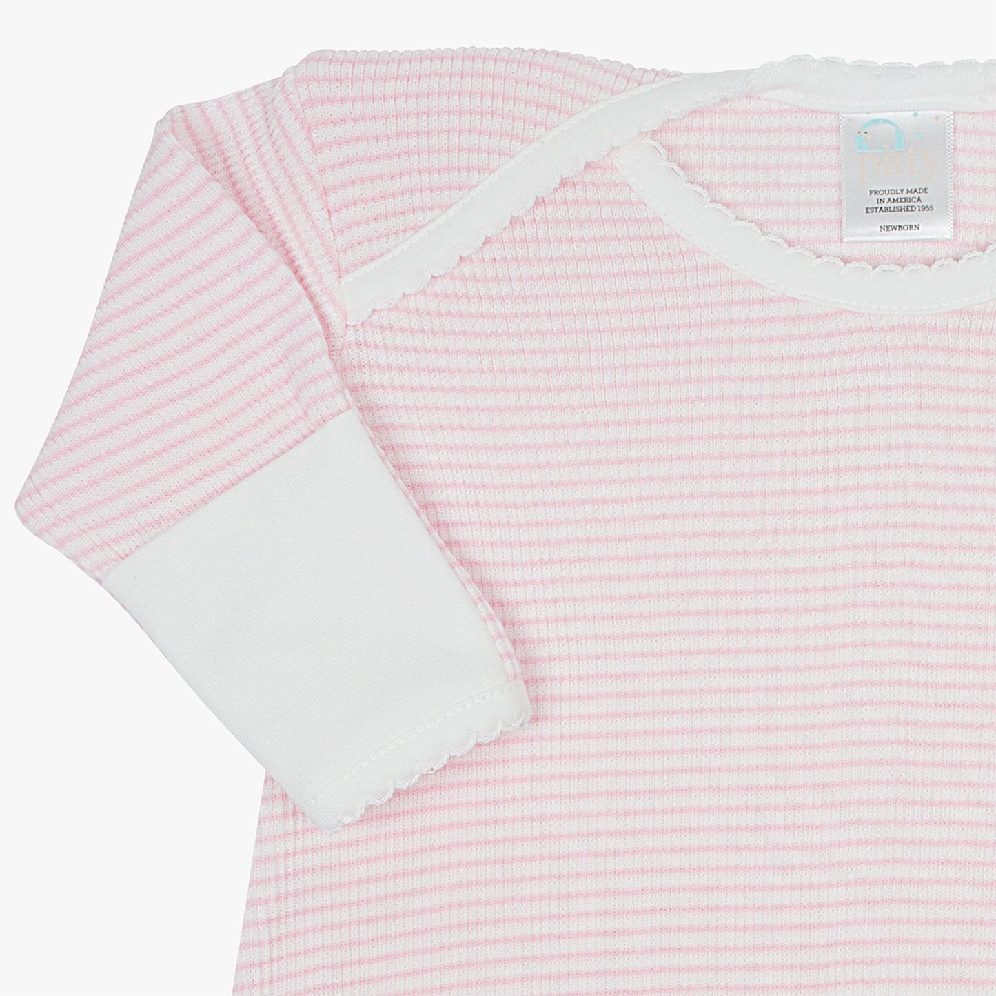 LS Rib Knit Lap Shoulder Gown #RB1501