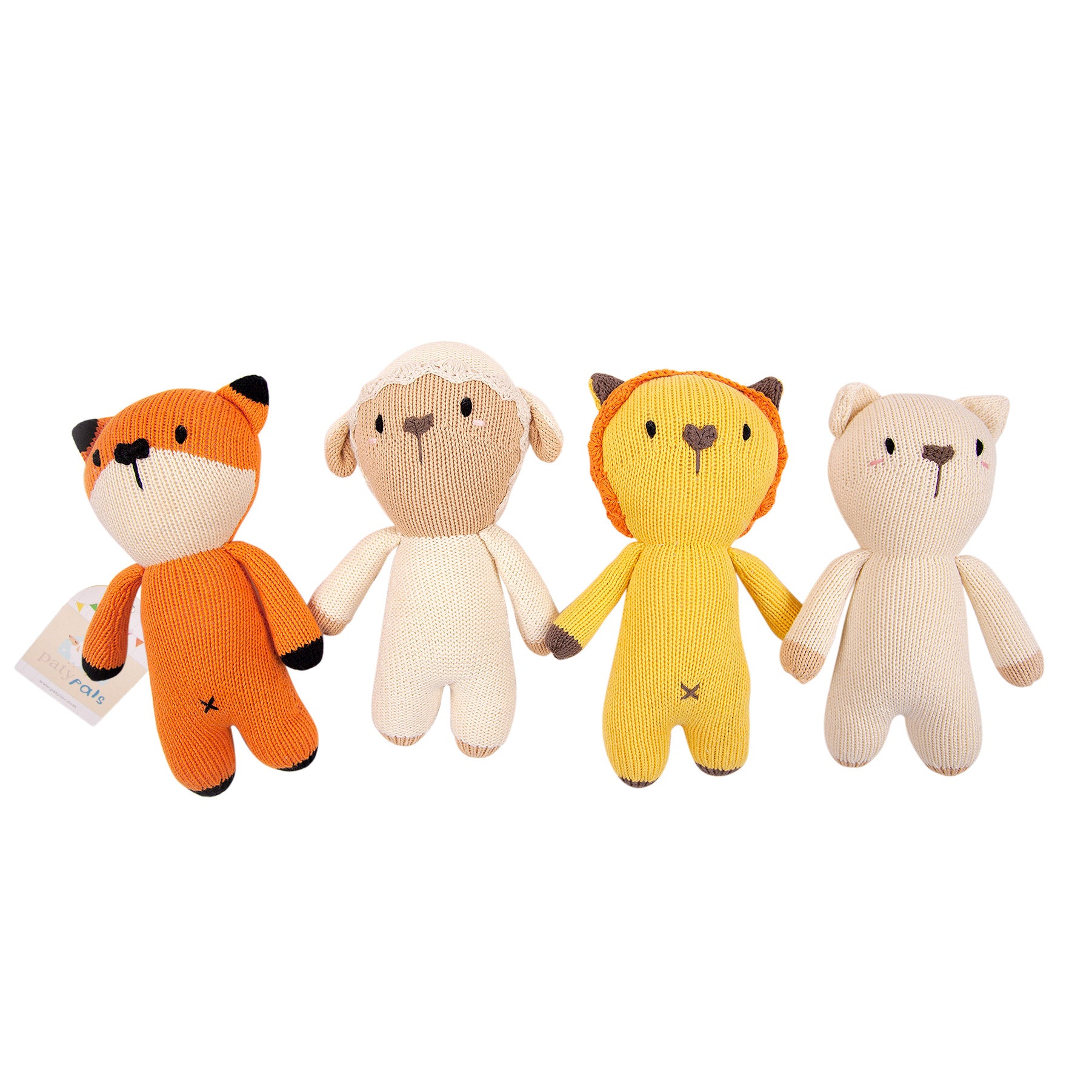 Paty Organic Cotton Knitted Plush Baby Toy - PatyInc