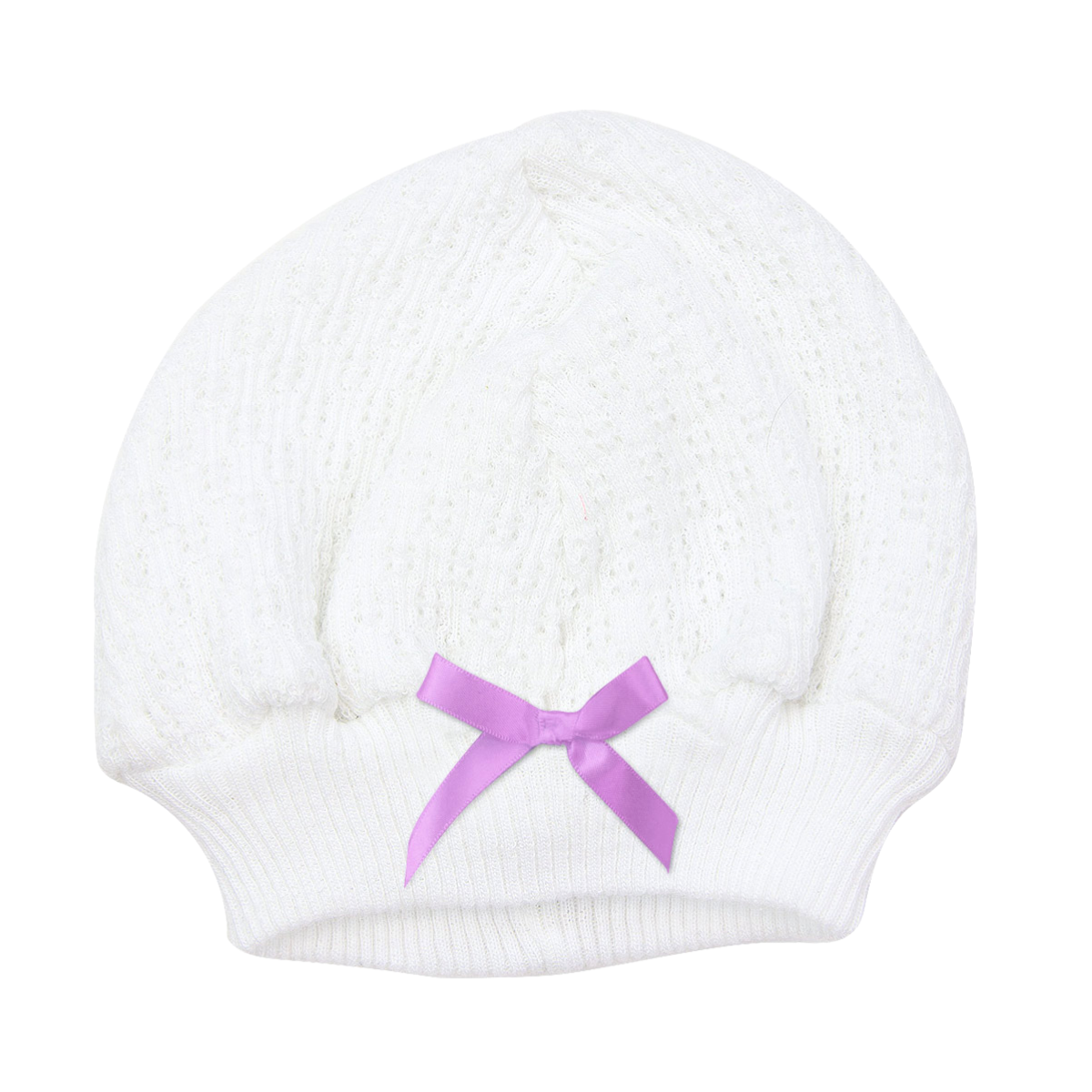 Paty Knit Beanie with Bow #105