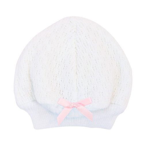 Paty Knit Beanie with Bow #105