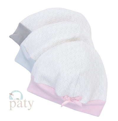 Paty Knit Beanie Cap, Pima Trim #105J