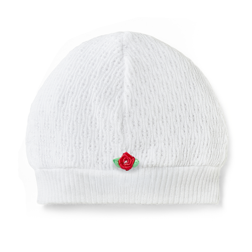 PatyKnit™ Rosette Beanie