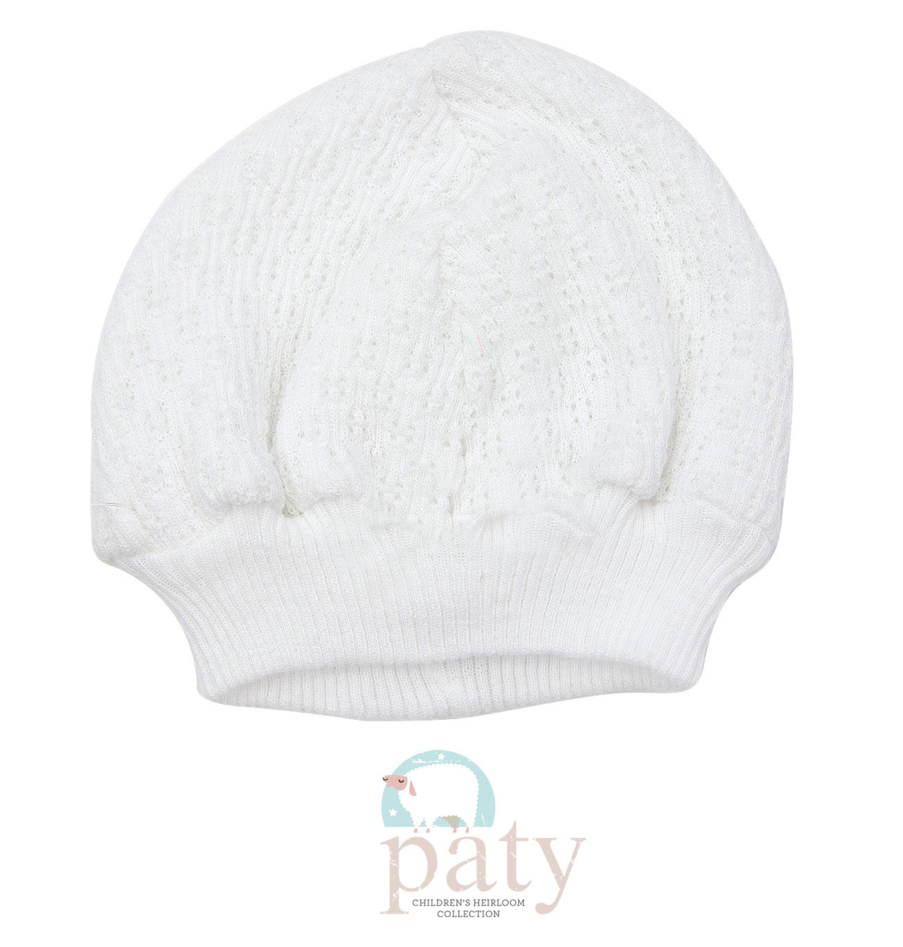 White Beanie Cap without Bow