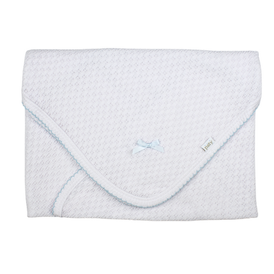 Paty Knit Receiving/Swaddle Blanket #107