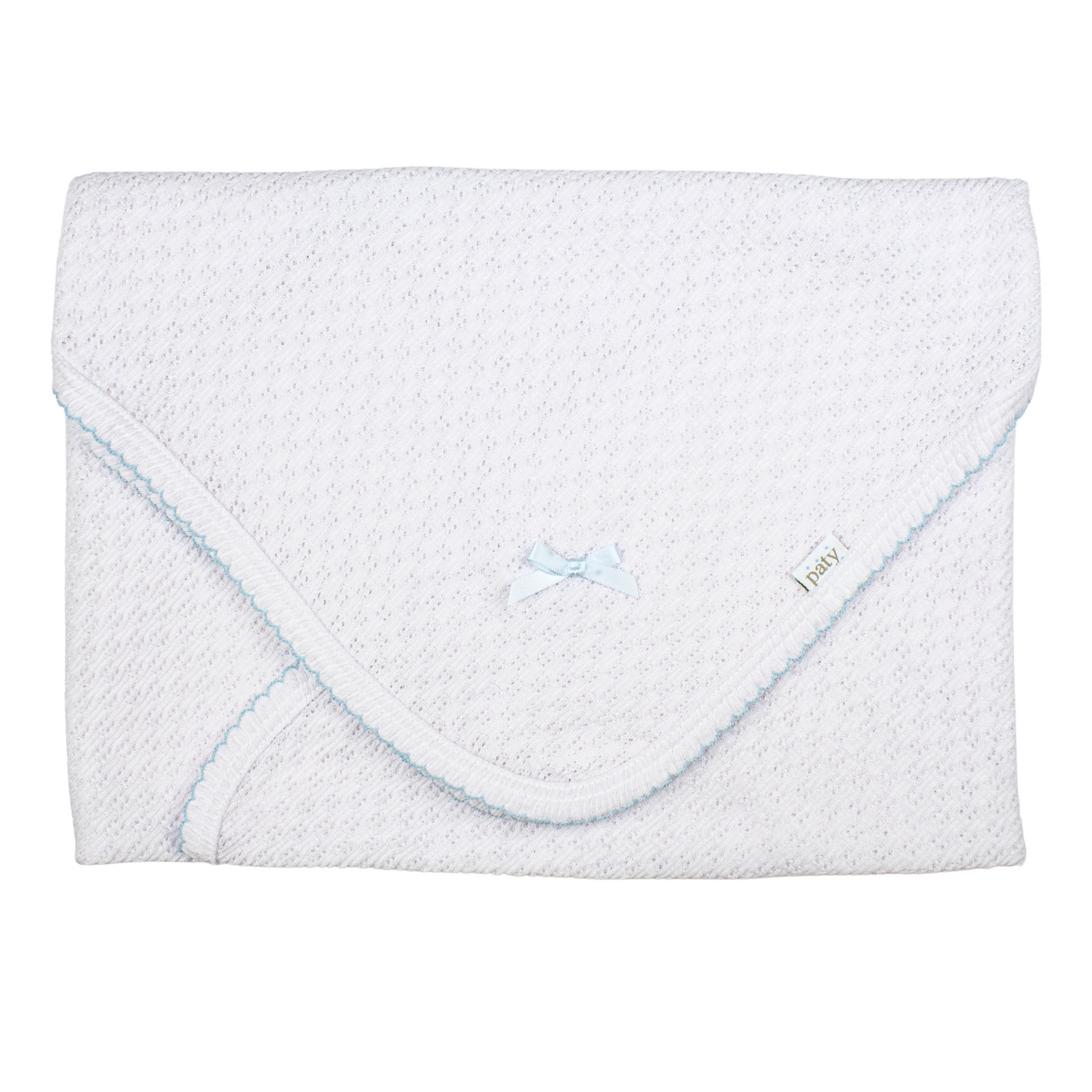 Paty Knit Receiving/Swaddle Blanket #107