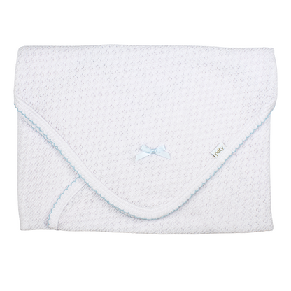 Paty Knit Receiving/Swaddle Blanket #107