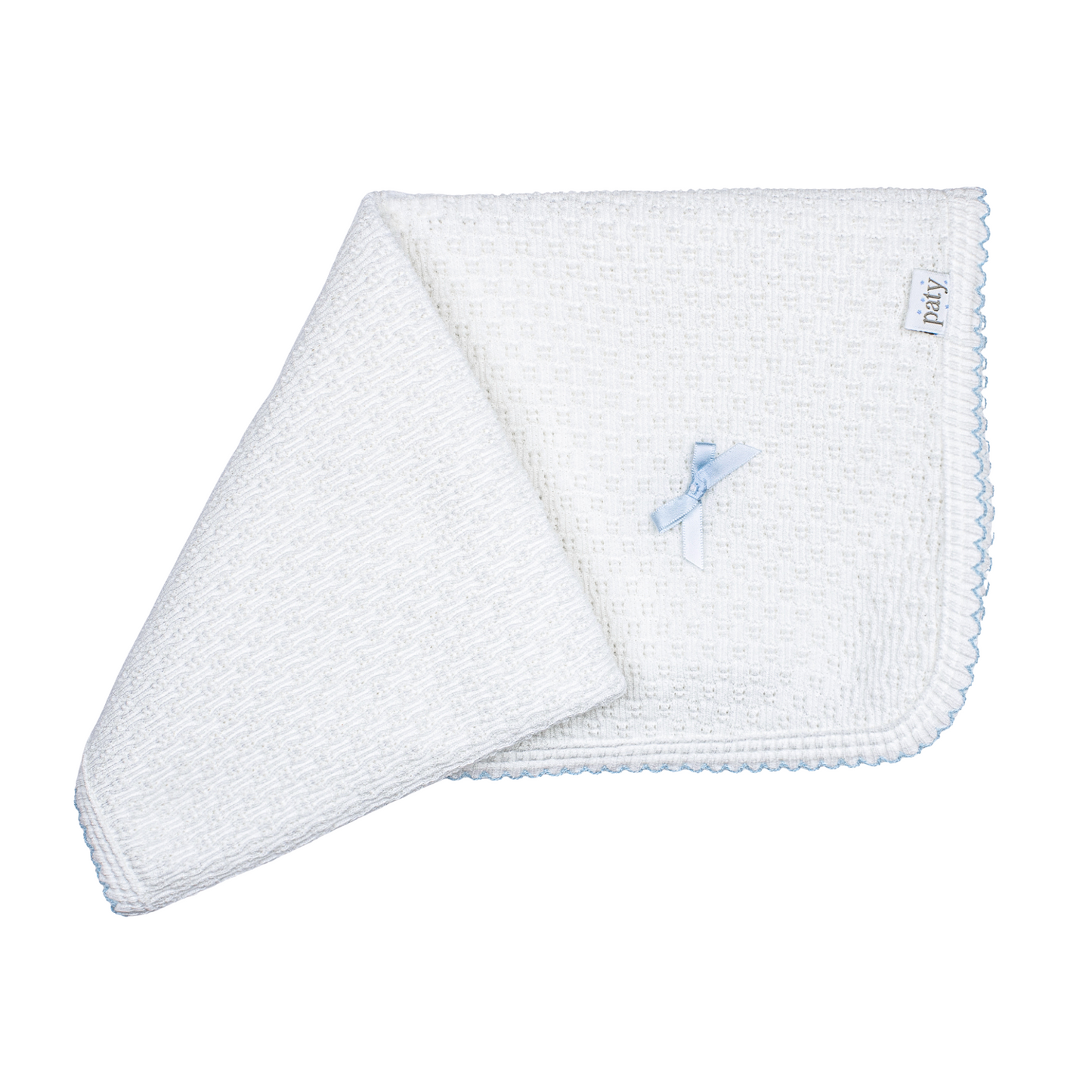 Paty Knit Receiving/Swaddle Blanket #107