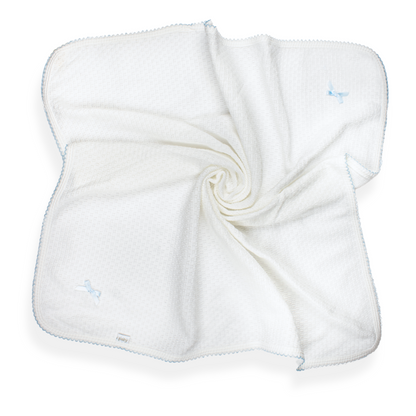 Paty Knit Receiving/Swaddle Blanket #107