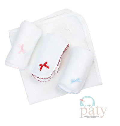 Paty Knit Receiving/Swaddle Blanket