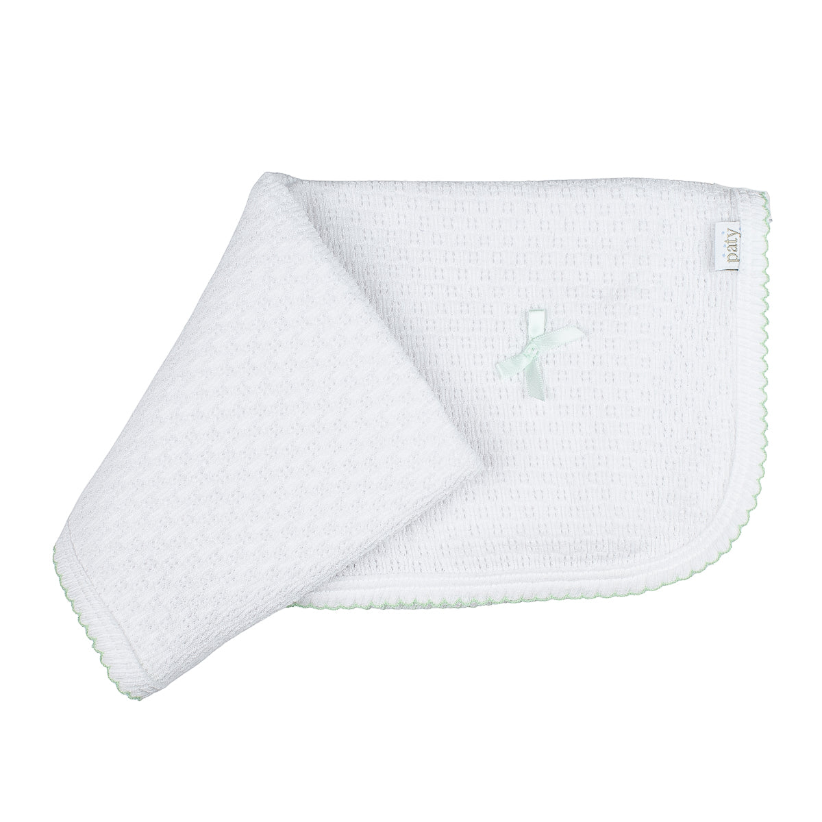 Paty Knit Receiving/Swaddle Blanket #107