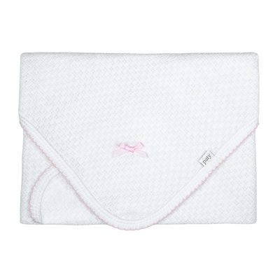 Paty Knit Receiving/Swaddle Blanket #107