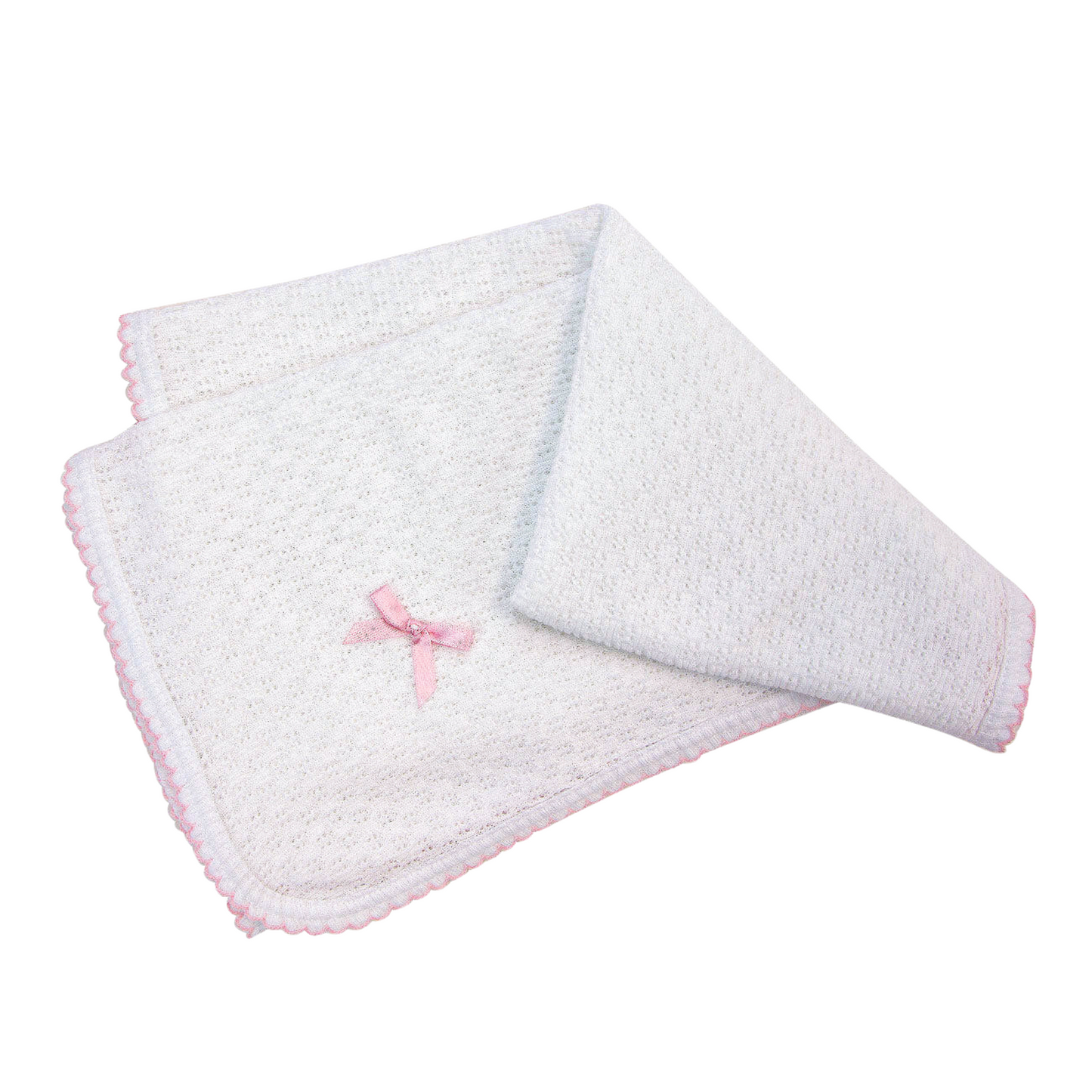 Block Style Monogrammed Swaddle Blanket