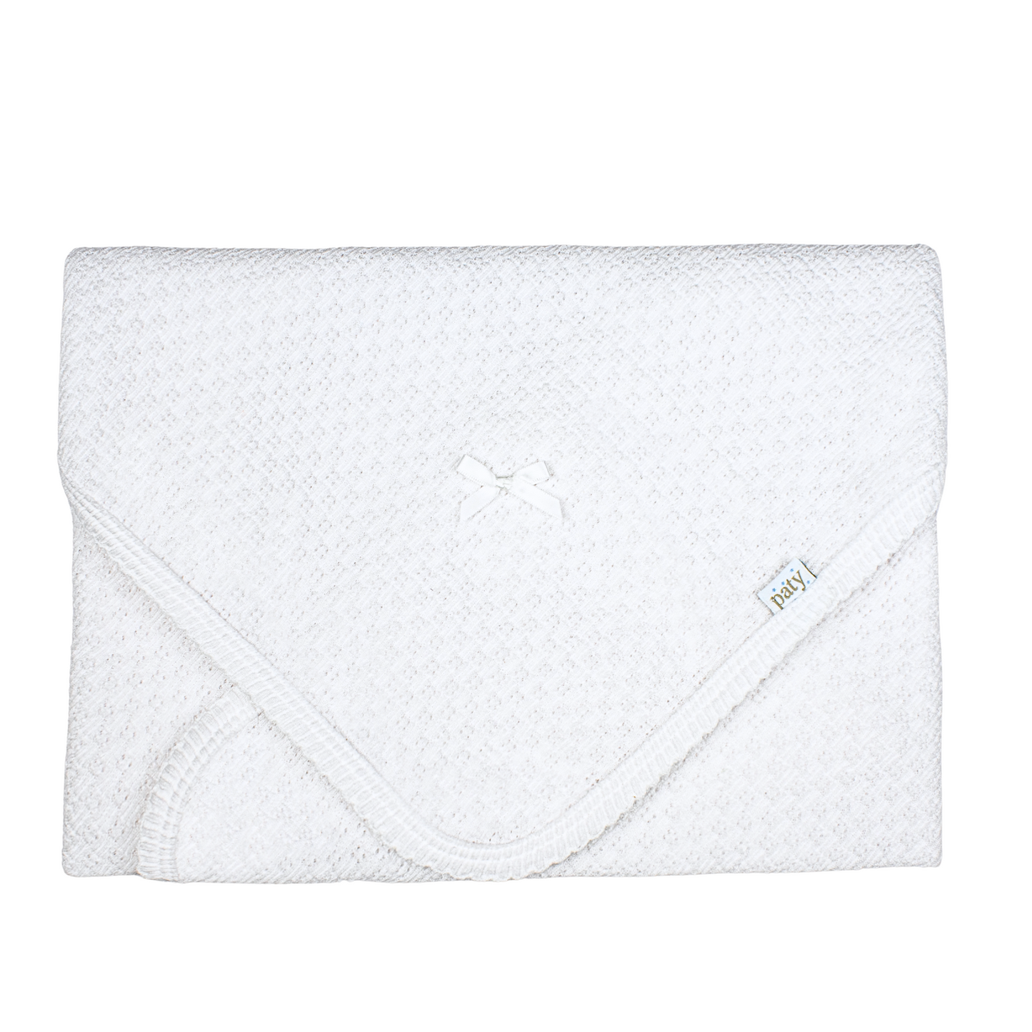 Paty Knit Receiving/Swaddle Blanket #107