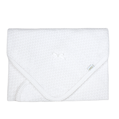 Paty Knit Receiving/Swaddle Blanket #107