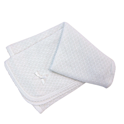 Block Style Monogrammed Swaddle Blanket