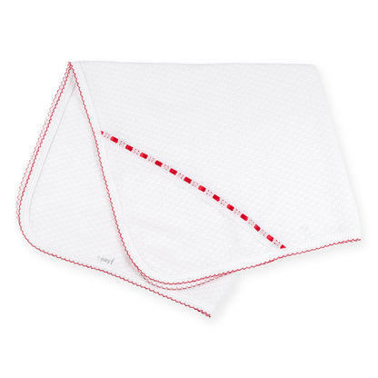 PatyKnit™ Swaddle Blanket with Eyelet