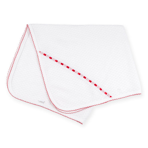 PatyKnit™ Swaddle Blanket with Eyelet