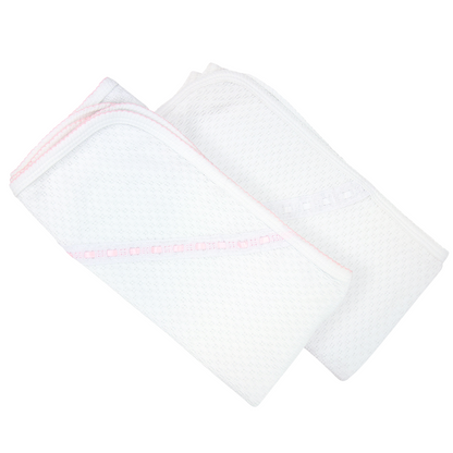 PatyKnit™ Swaddle Blanket with Eyelet
