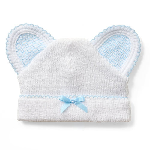 Paty Knit Bear Beanie