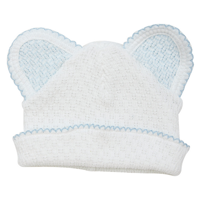Paty Knit Monogrammed Bear Beanie