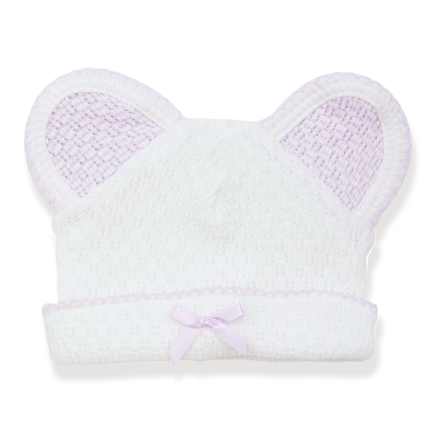 Paty Knit Bear Beanie