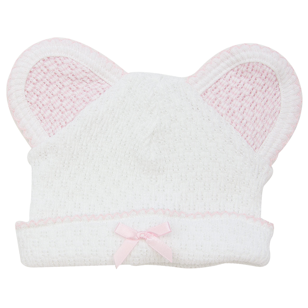 Paty Knit Monogrammed Bear Beanie