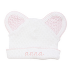 Paty Knit Monogrammed Bear Beanie
