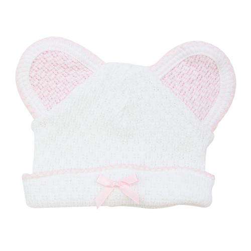 Paty Knit Bear Beanie