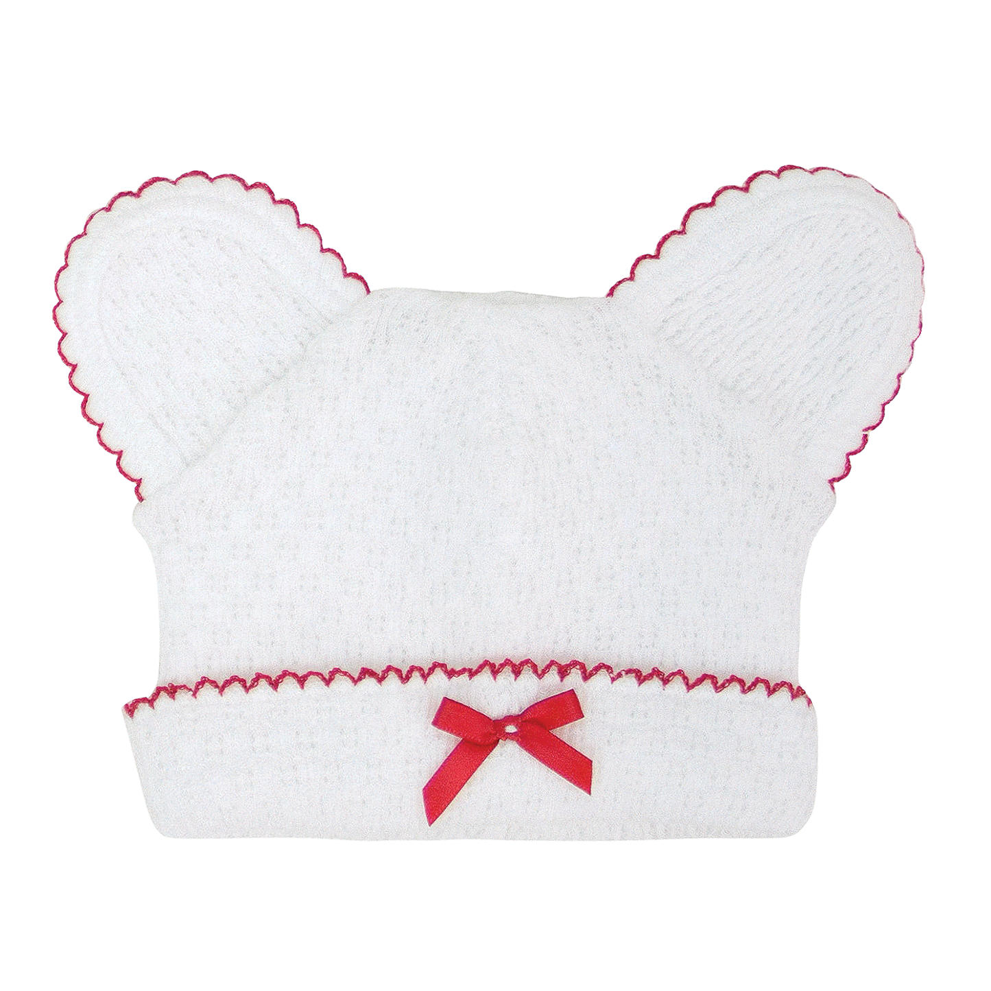 Paty Knit Bear Beanie