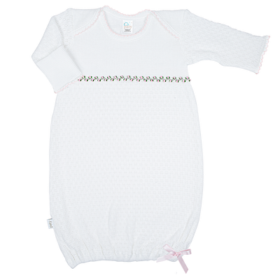 Paty Knit, Overlap Shoulder, Ruth Gown