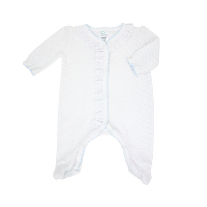Paty Knit Eyelet Footie