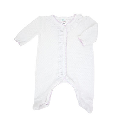 Paty Knit Eyelet Footie