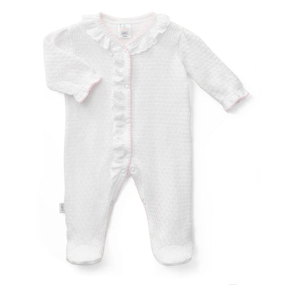 Paty Knit Eyelet Footie