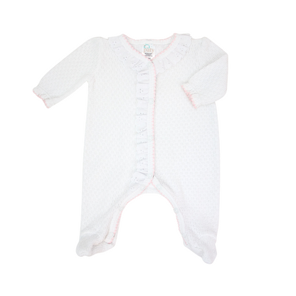 Paty Knit Eyelet Footie