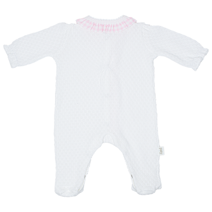 Paty Knit Footie with Ruffle #117GHM