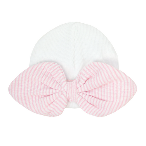 Paty Rib Knit Saylor Beanie with Bow
