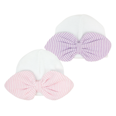 Paty Knit Saylor Beanie with Bow #126RBW
