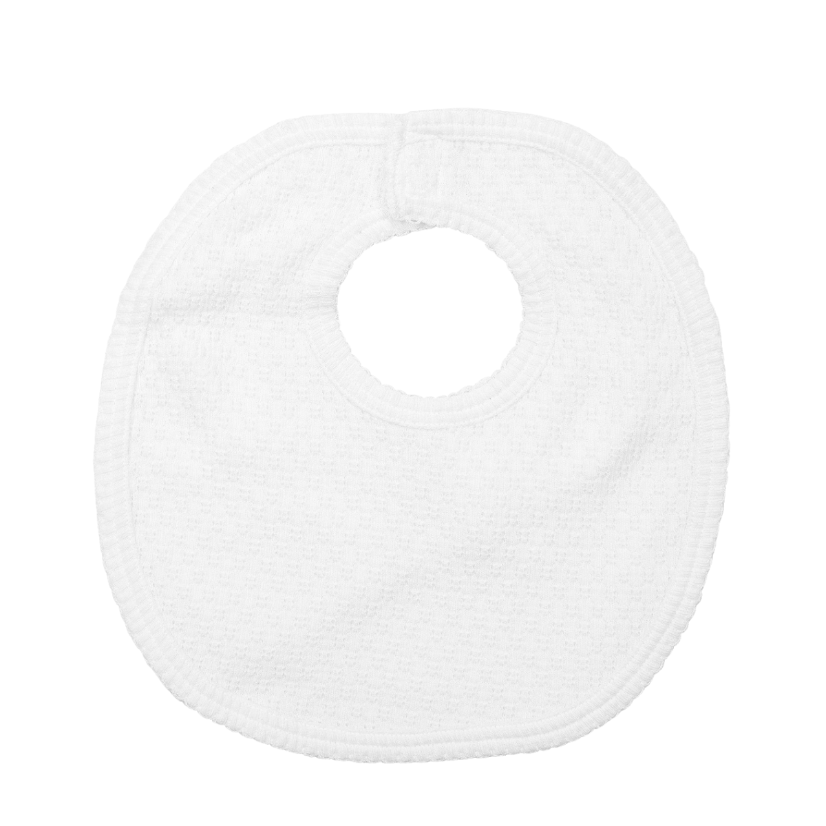 White Bib w/ Trim & Eyelet Option #151