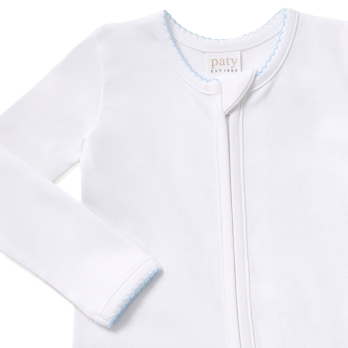 Paty Organic Cotton Zipper Footie