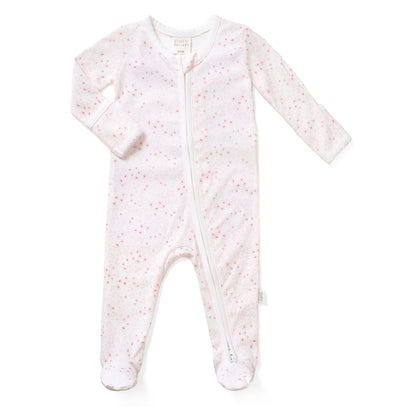 Paty Organic Cotton Zipper Footie