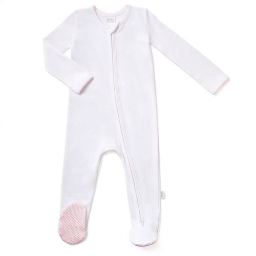 Paty Organic Cotton Zipper Footie