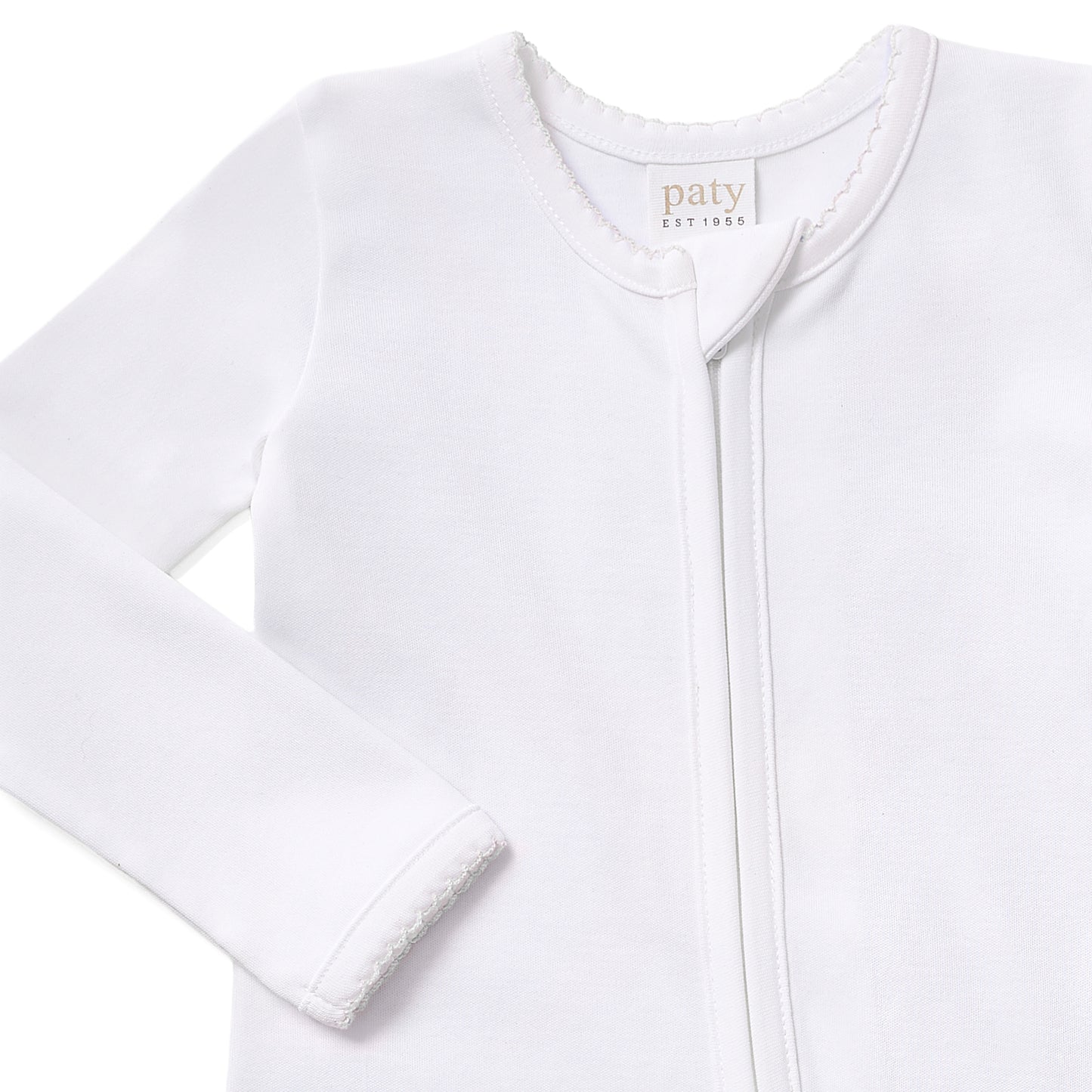 Paty Organic Cotton Zipper Footie