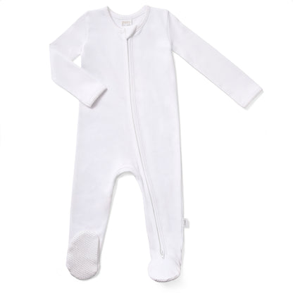 Paty Organic Cotton Zipper Footie