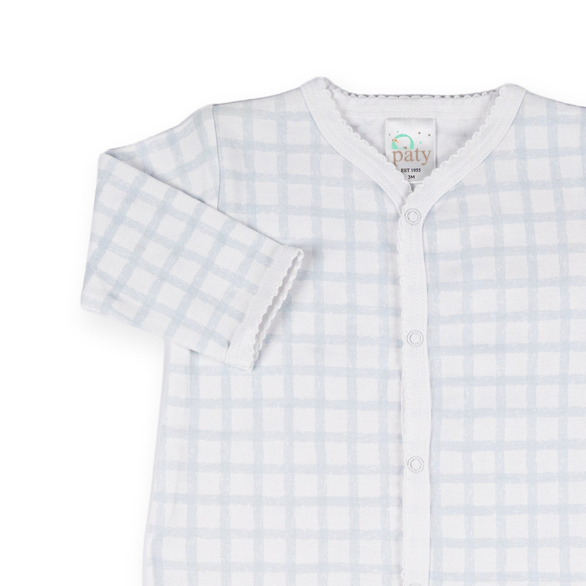 Paty Pima Gingham Footie