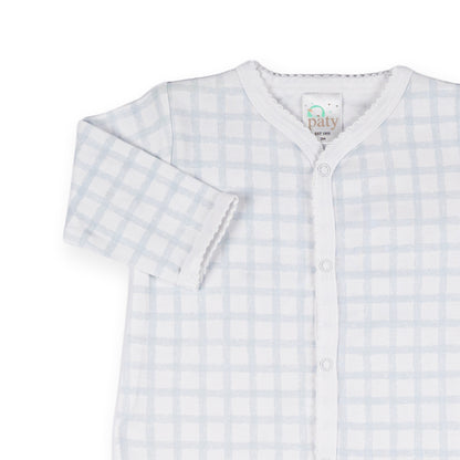 Paty Pima Gingham Footie