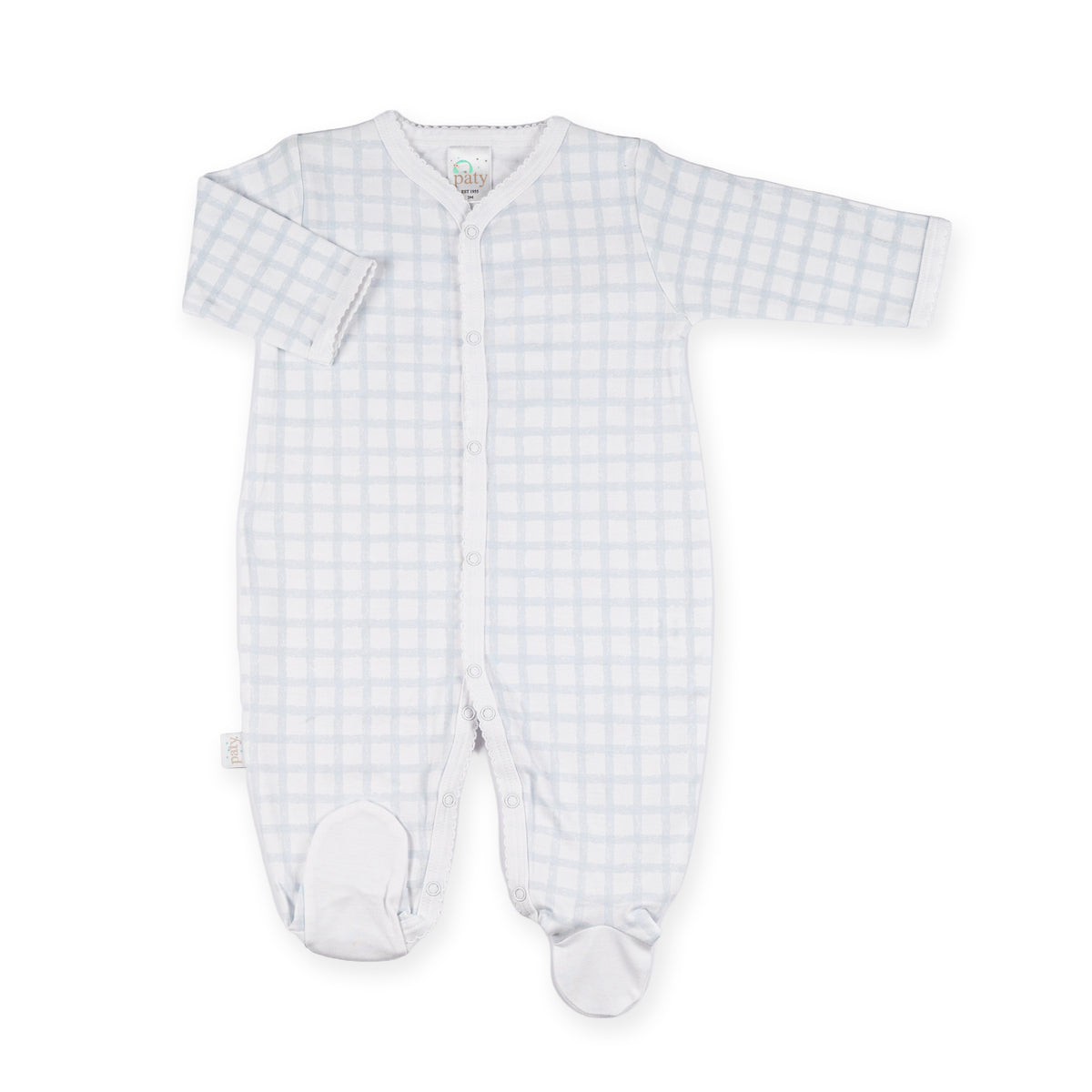 Paty Pima Gingham Footie
