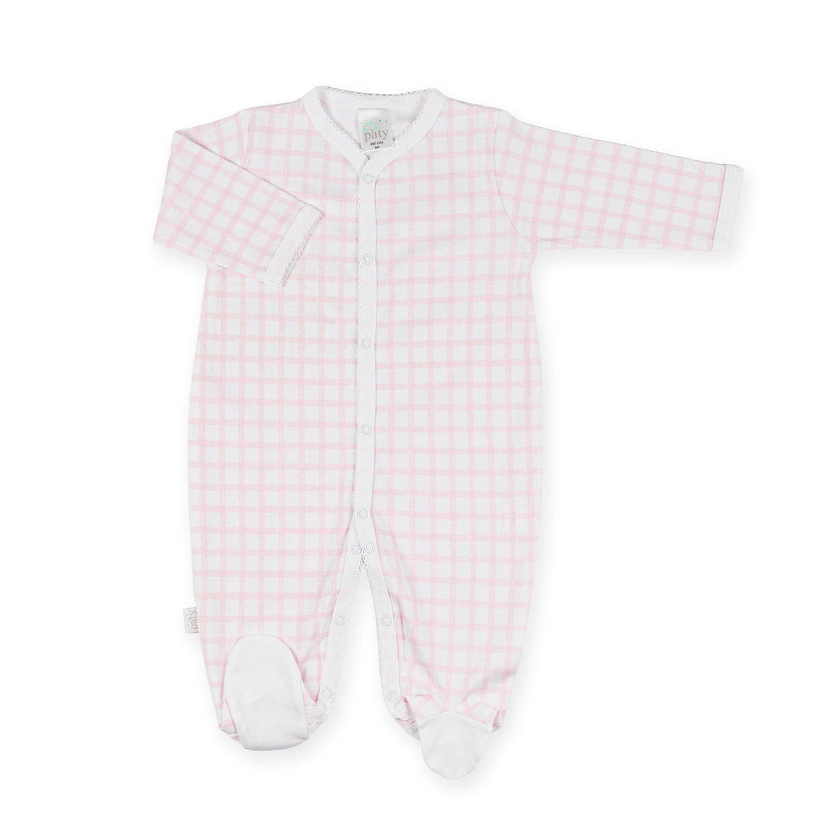 Paty Pima Gingham Footie