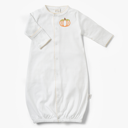Paty Organic Cotton Interlock Pumpkin Converter Gown