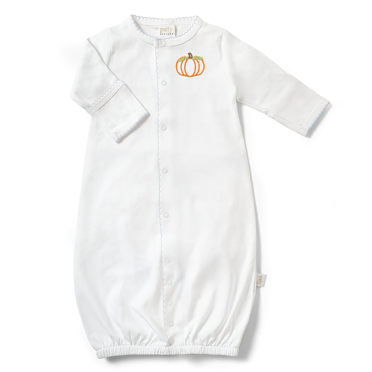 Paty Organic Cotton Interlock Pumpkin Converter Gown