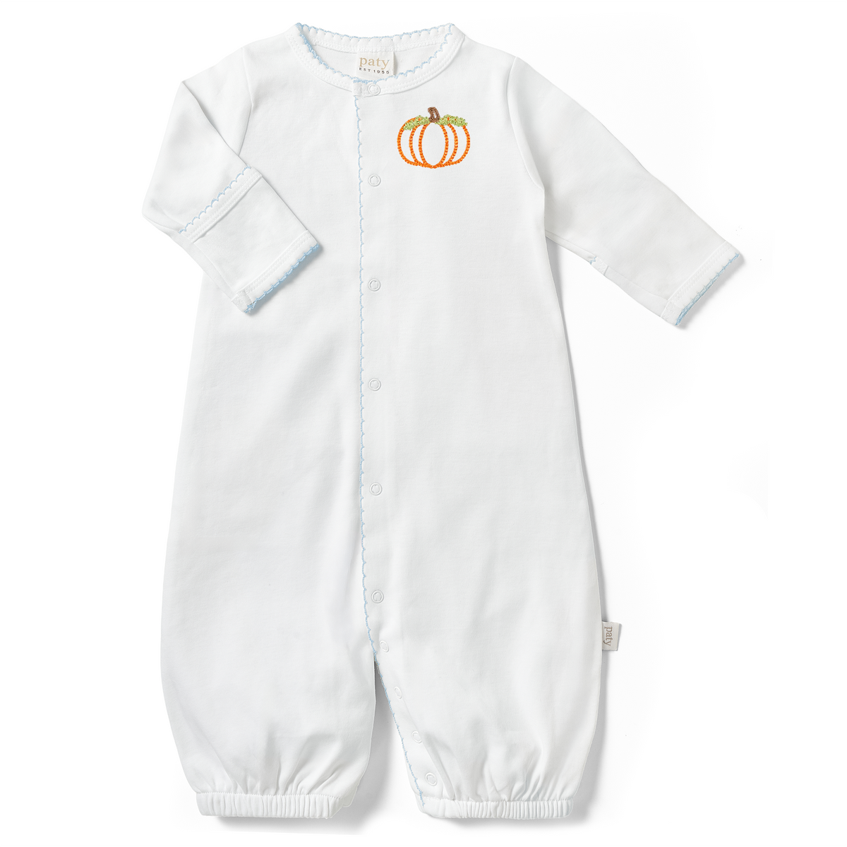 Paty Organic Cotton Interlock Pumpkin Converter Gown